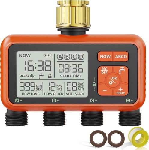 Zone sprinkler water - 4, timer